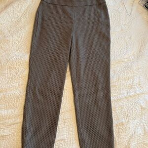 Chico's Black and Gray Geometric Pants